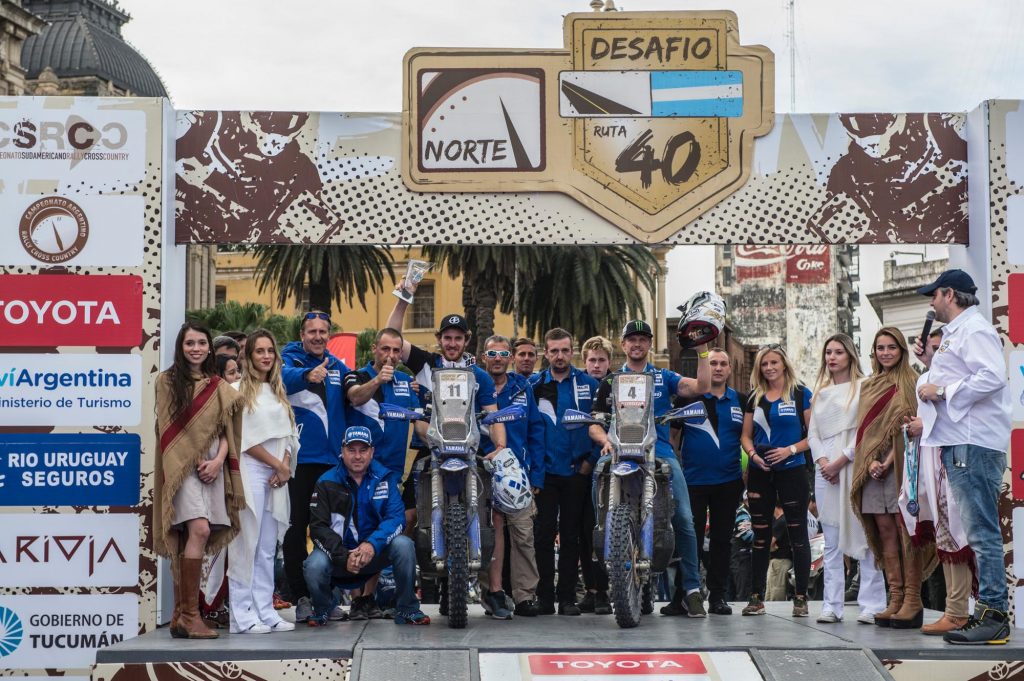 Xavier de Soultrait podium Desafio Ruta 40 Xavier de Soultrait podium Desafio Ruta 40