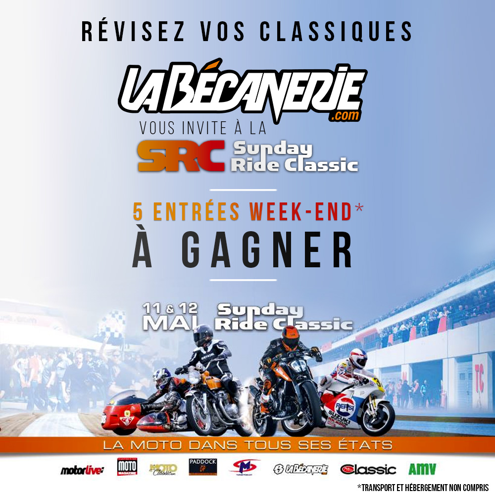 jeu concours La Bécanerie-Sunday Ride Classic 2019