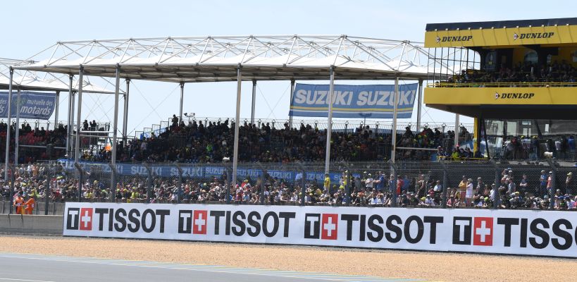 GP de France moto 2019 tribune Suzuki