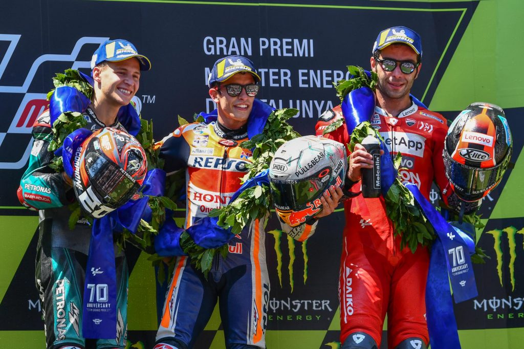 GP de Catalogne 2019 podium MotoGP ©motogp