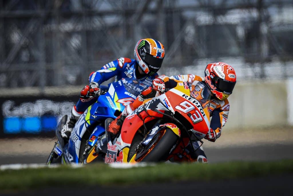 MotoGP Grande Bretagne 2019 Marquez et Rins