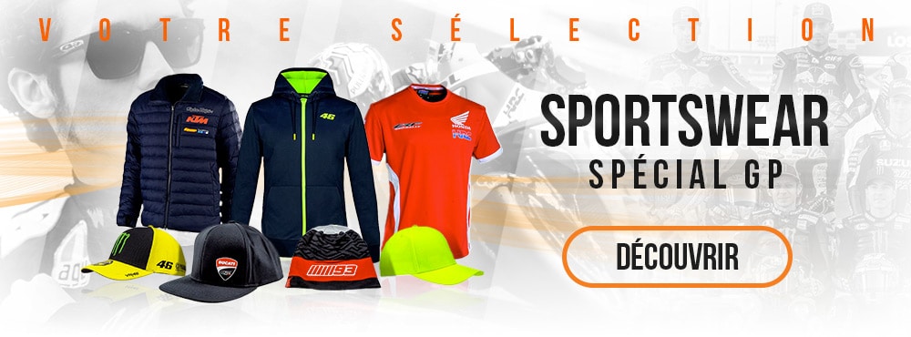 Tous les produits sportswear MotoGP sur www.la-becanerie.com