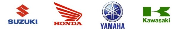 logos marques moto japonaises