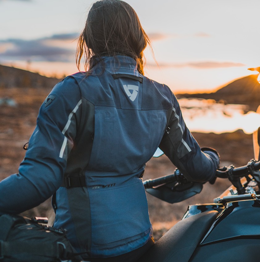 veste moto revit femme